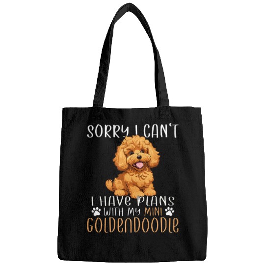 Mini Golden Doodle Sorry I Cant Plan With Mini Goldendoodle Bags