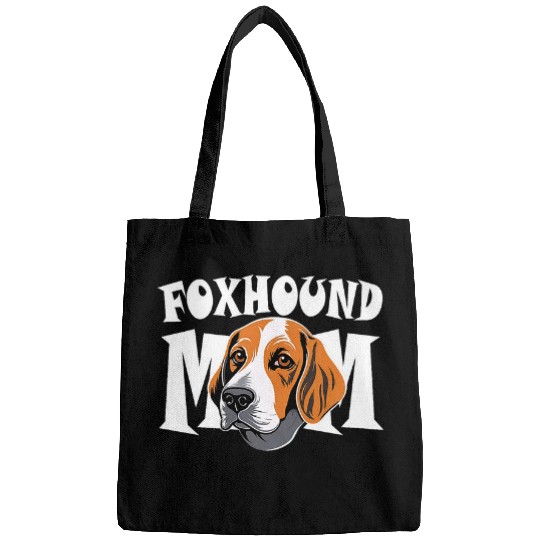 Womens Foxhound Mom Cute American Foxhound Puppy Dog Mothers Womens Bags
