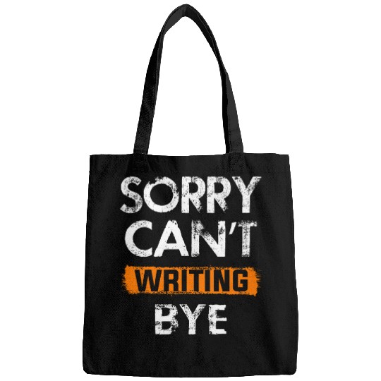 Writing Lover Fan Writer Author Journalist Blogger 2 Bags
