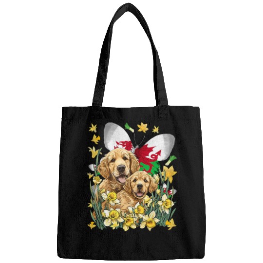 Welsh Flag Ideas For Kids Golden Retriever Welsh Daffodils 1 Bags
