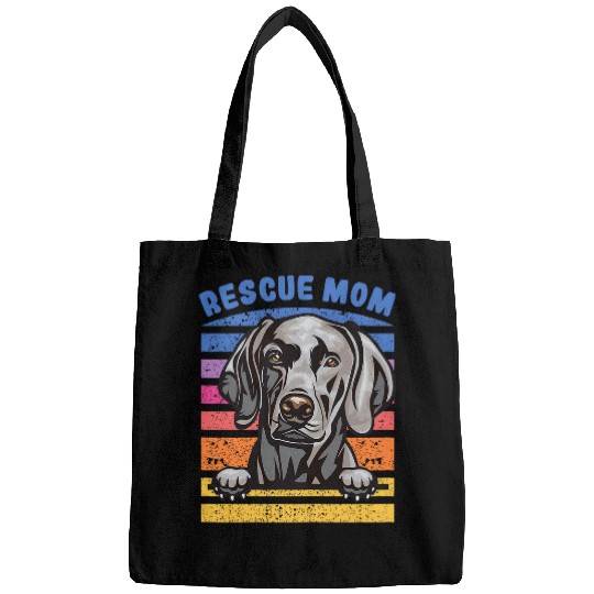 Womens Rescue Mom Weimaraner Dog Mom Bags