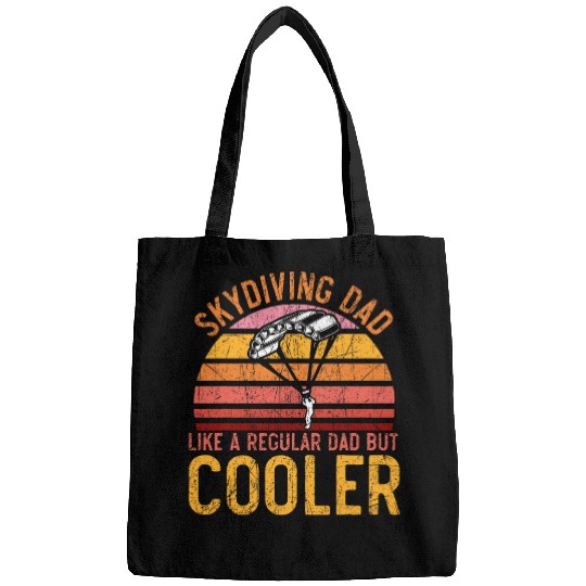 Skydiving Dad Skydive Parachuting Parachute Skydiver 21 Bags