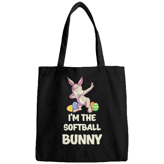Softball Bunny Matching Family Group Easter Party Bags