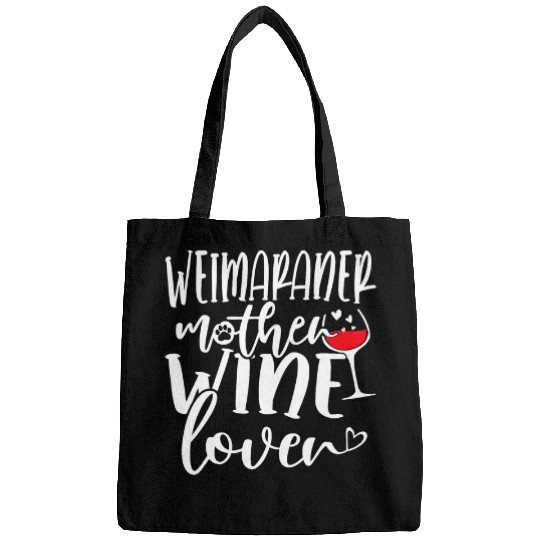 Wines Lover Weimaraner Mother Bags