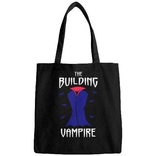The Building Vampire Halloween Construction Worker Bags