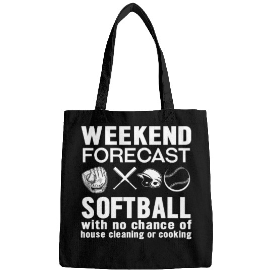 Weekend Forecast Funny Softball Softball Player Gift Bags