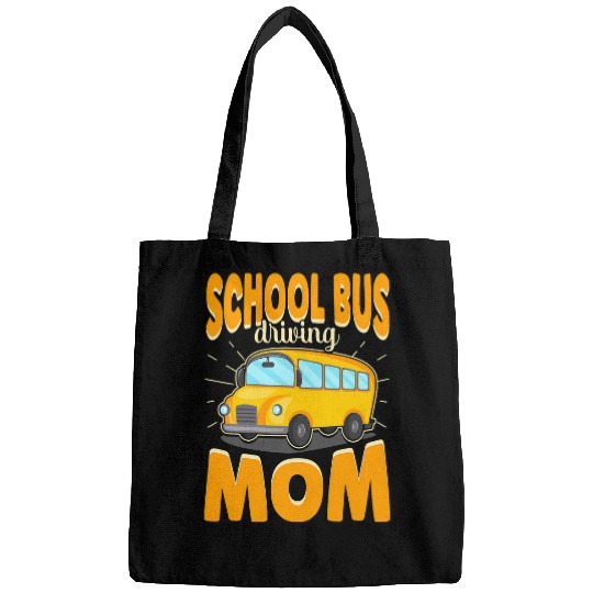 Womens Yellow Shuttle School Bus Driving Mom Bus Driver Bags