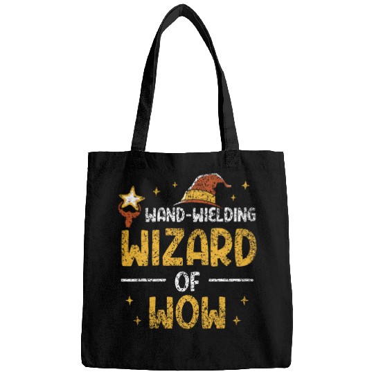 WandWielding Wizard Of Wow Sorcerer Magic Trick Magician Bags