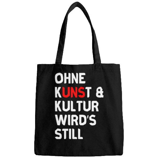 Without art and culture will be still statement design Bags