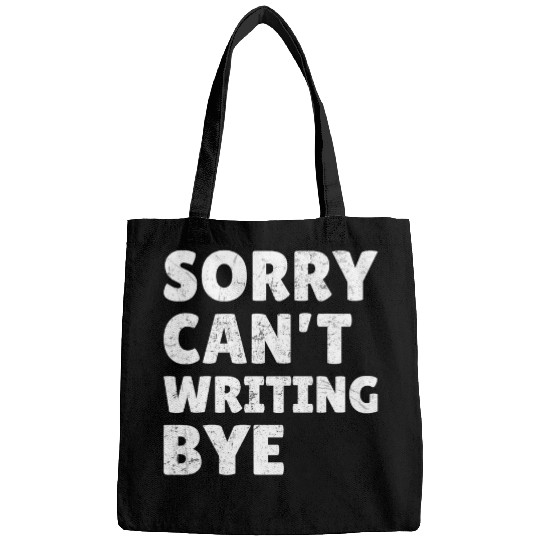 Writing Lover Fan Writer Author Journalist Blogger 1 Bags