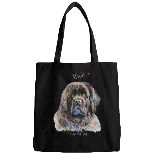 newfoundland dog Adopt Dont Shop Rescue Dogs Owner Lover 1 Bags