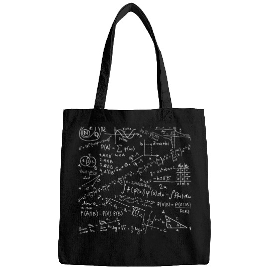 Maths Formulas Goth Occult Dark Art Metal Death Satanic Bags