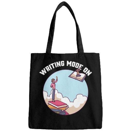 Writing Mode On Book Author Writer Bags