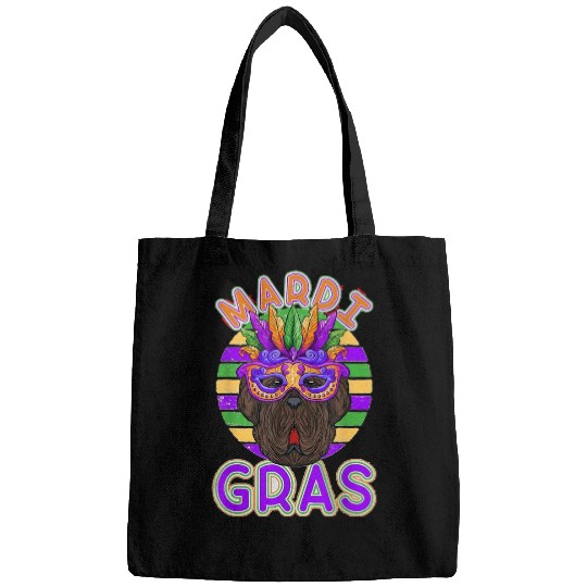 Newfoundland Dog Mardi Gras Bags