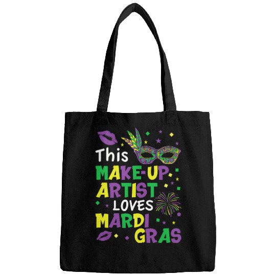Womens This Makeup Artist Loves Mardi Gras Party carnivals Parade Bags