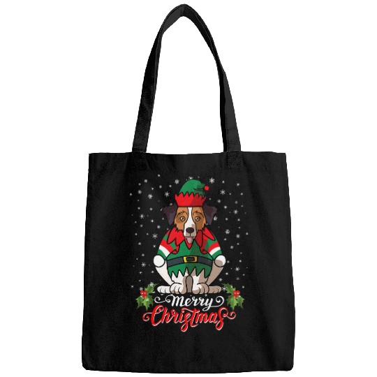 Merry Christmas Australian Shepherd Aussie Dog Gift Bags