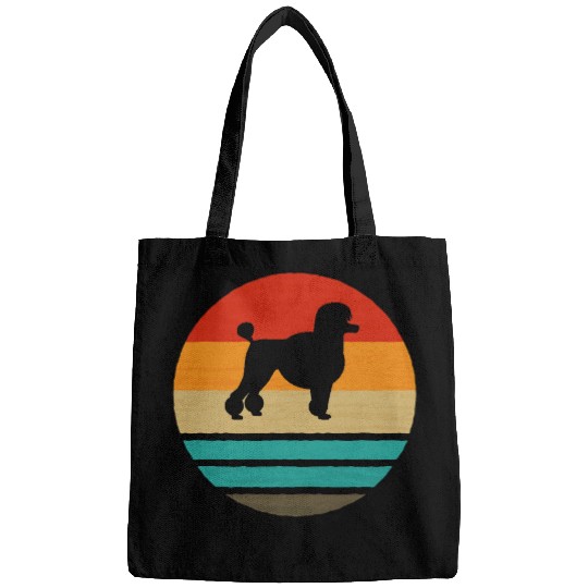 Retro Poodle Dog Gift Bags