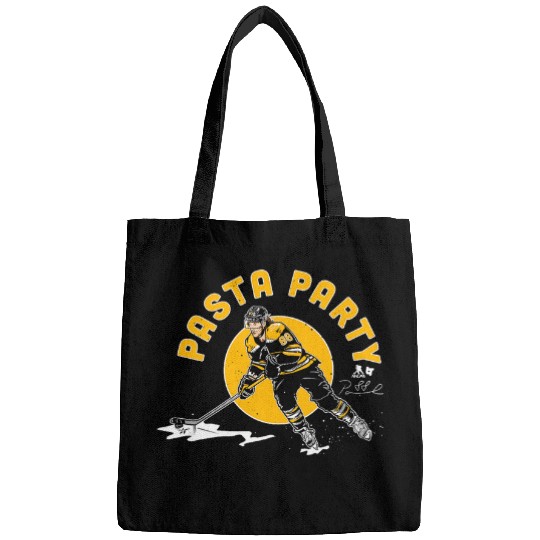 Pasta Party David Pastrnak Boston Hockey Bags