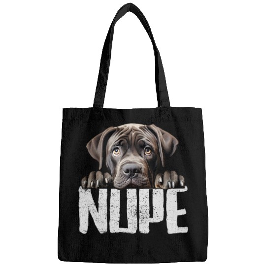Nope Funny Lazy Cane Corso Dog Lover Cute Cane Corso Mom dad Bags