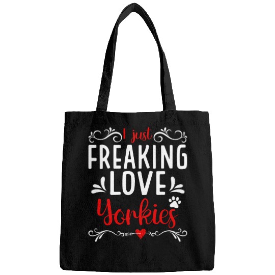 Yorkiepoo Dog Puppies Owner I Just Freaking Love Yorkie Poo Bags