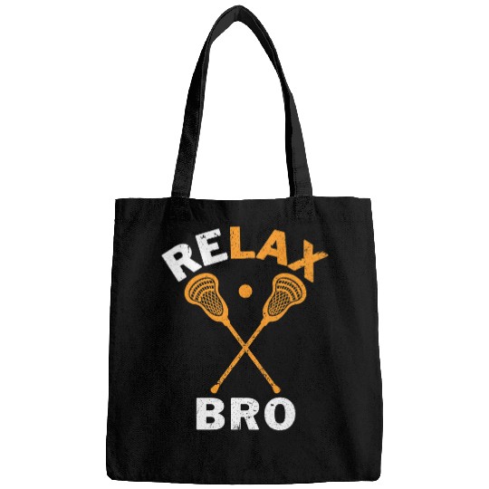 Relax Bro Lacrosse LAX Stick vintages Lacrosse Player 8 Bags