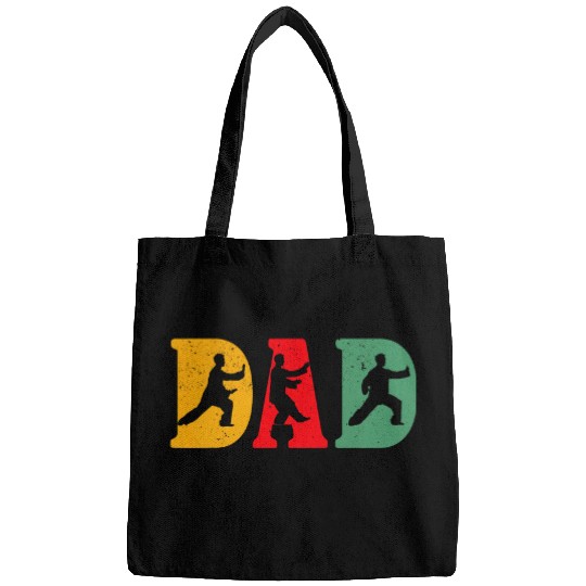 Mens Tai chi martial arts Taichi DAD vintages retro art Bags