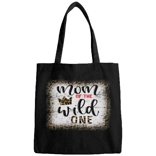 vintages Mom Wild One Leopard Cheetah Matching Family Love Bags
