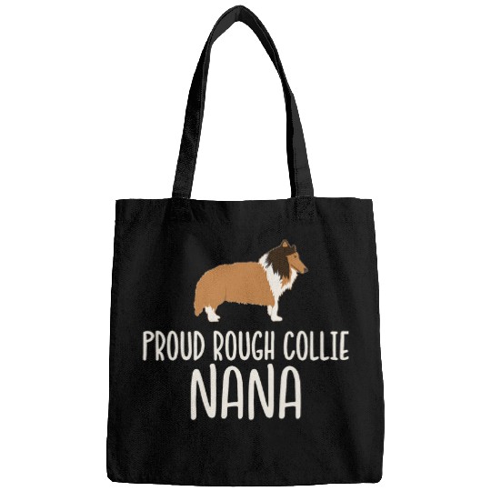 Proud Rough Collie Nana Bags