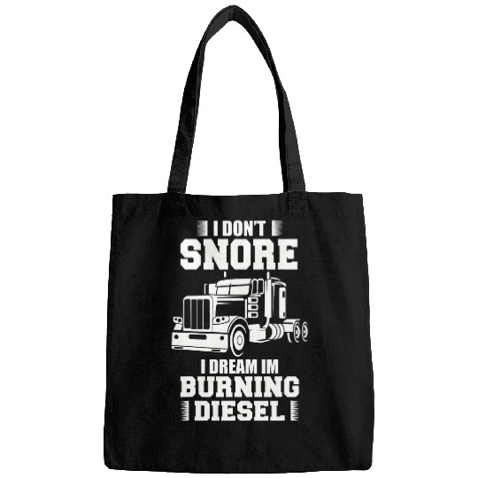 Truck Driver Design For Men Dad Big Rig SemiTrailer Truckin Bags