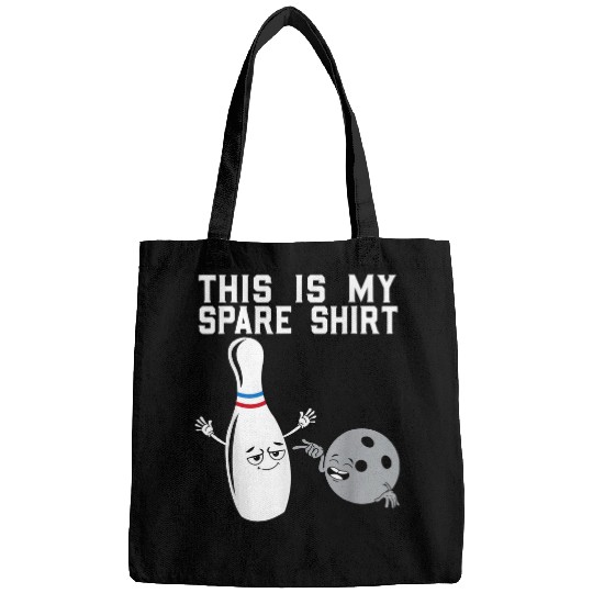 This Is My Spare Funny Bowling Ball Pins Bowler Coach Bags