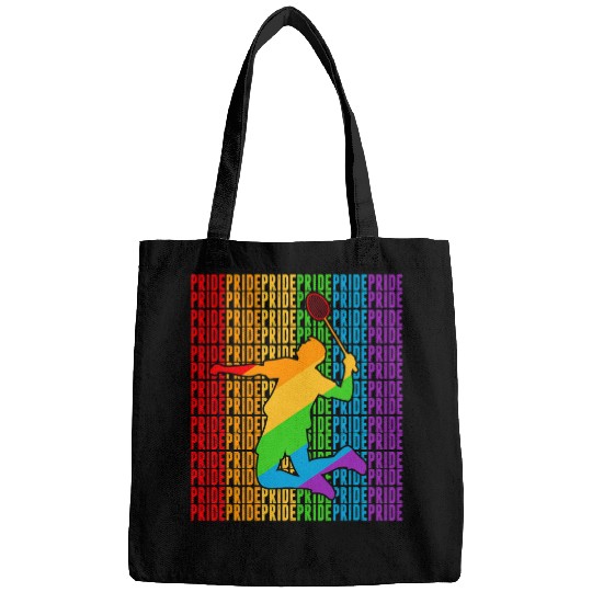 Gay Badminton Pride Month LGBT Rainbown Flag Bags