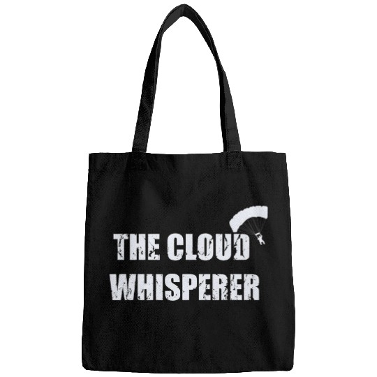 The Cloud Whisperer Funny Parachuting Skydiving Bags