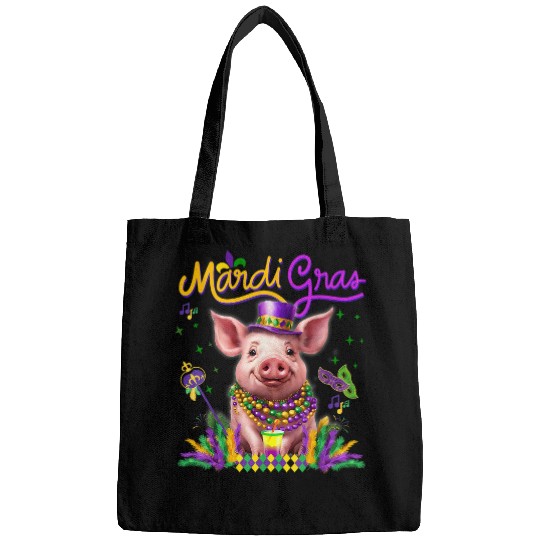 Mardi Gras Party carnivals Guinea Pig Animal Lover and Farmer Bags