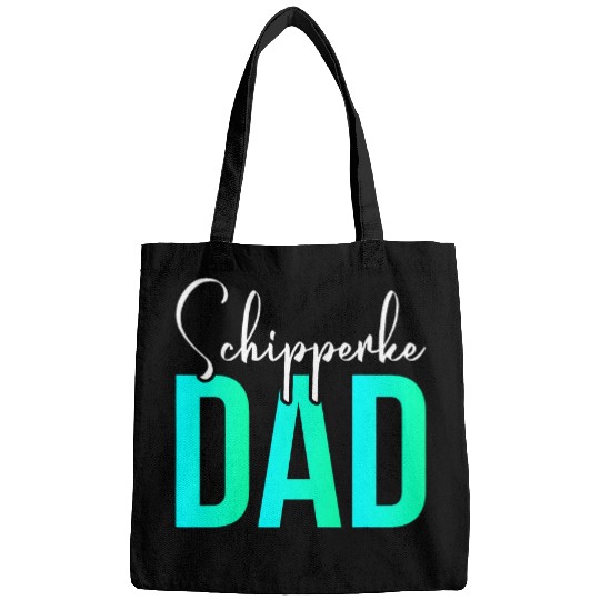 Schipperke Dog Daddy vintages Fathers Day Novelty Bags