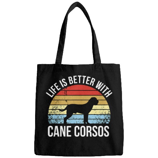 Retro Cane Corso Dog Bags