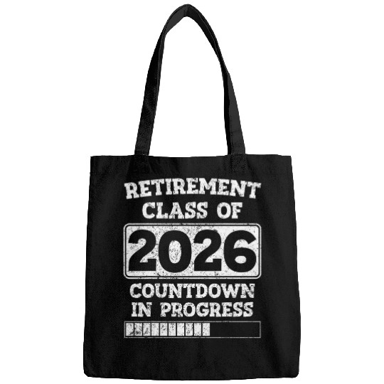 Funny Retirement Class Of 2026 Countdown In Progress Teacher Bags