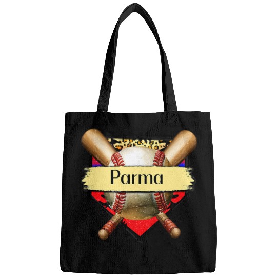 Youth Sports Baseball Tee for Youth League Parma Ohio Bags