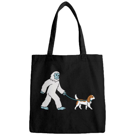 yetis Walking Cavalier King Charles Spaniel Cryptozoology Bags