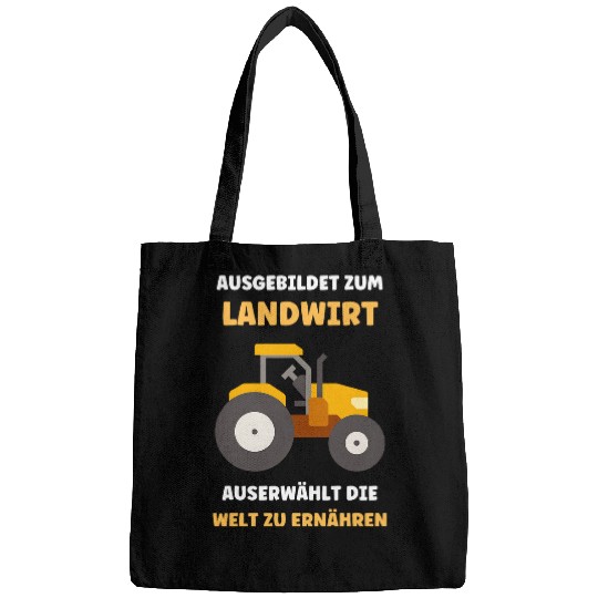 Trained as a farmer selects the world to eat Bags