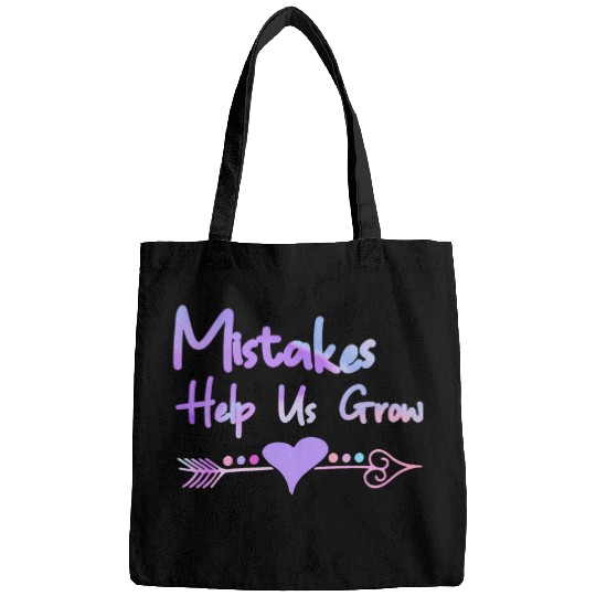 Mistakes Help Us Grow Mental Health Awareness Therapist 1 Bags