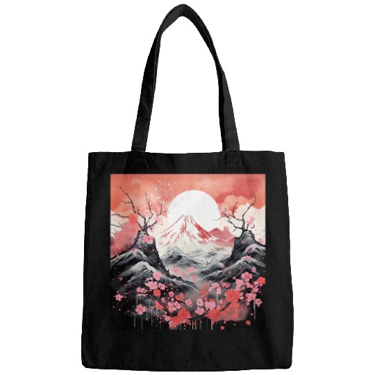 Zen Flow Sakura Ballet in Nihons Mountain Serenity 1 Bags