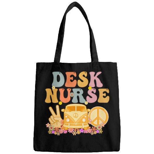 Desk nurses Week Groovy Appreciation Day For Women Bags