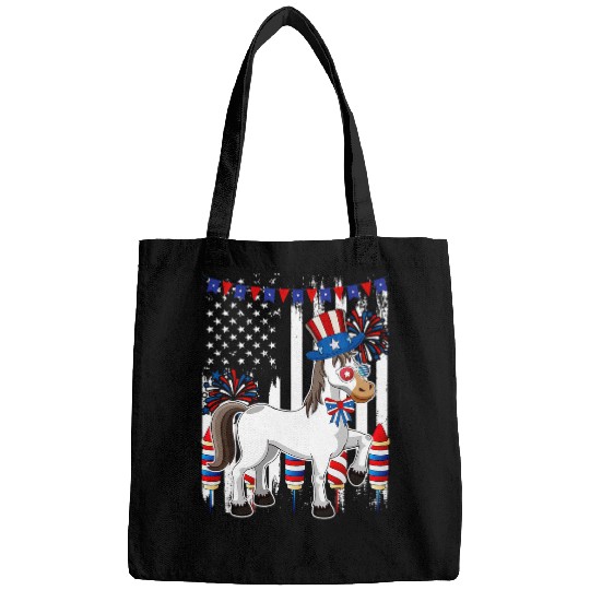 vintages Horse Sunglasses Bow Tie American Flag Fireworks Bags
