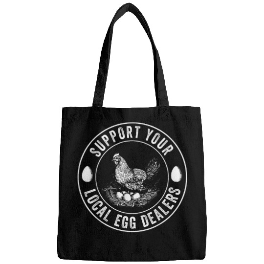 Local Egg dealers Funny Agriculture Farmer Chicken Lover 22 Bags