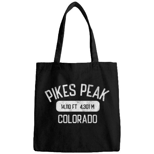 Pikes Peak Colorado vintages White Athletic 14er Mountain Bags