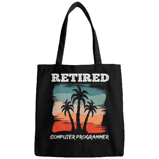 Funny Retirement Design for Computer Programmer Bags