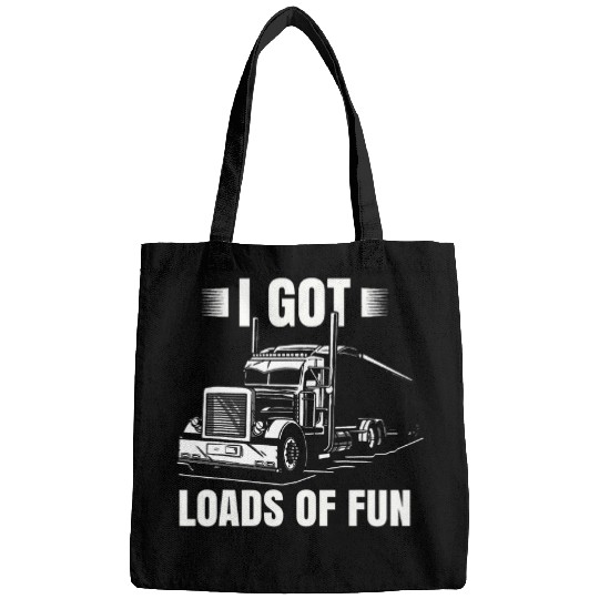 Trucker Lorry 18 Wheeler CDL Trailer Highway Truck Driver 21 Bags