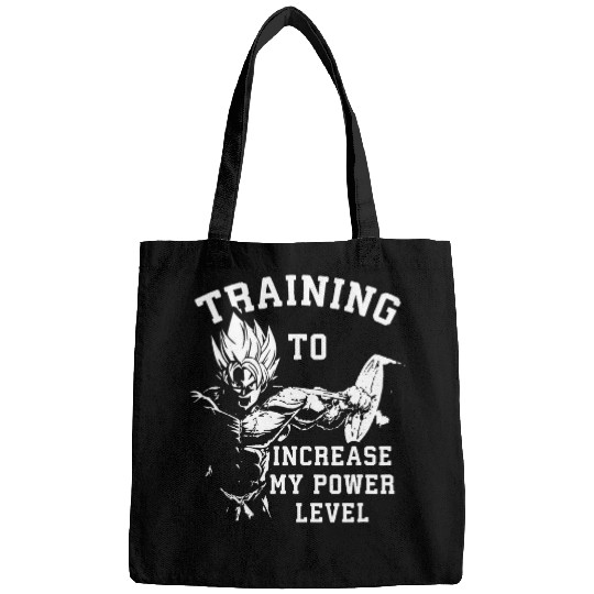 Training To Increase Power Level Anime Gym Workout Fitness Bags