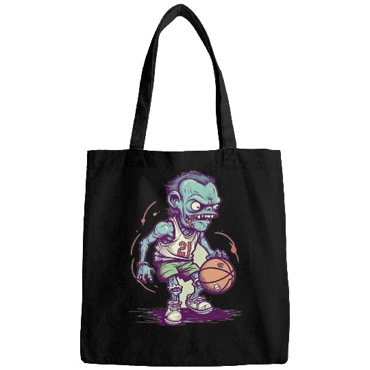 Zombie Basketball Player Halloween Costume Sport Men Boys Bags