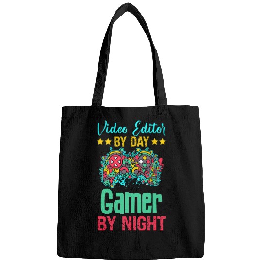 Video Editor Gaming Lover Funny Novelty Bags